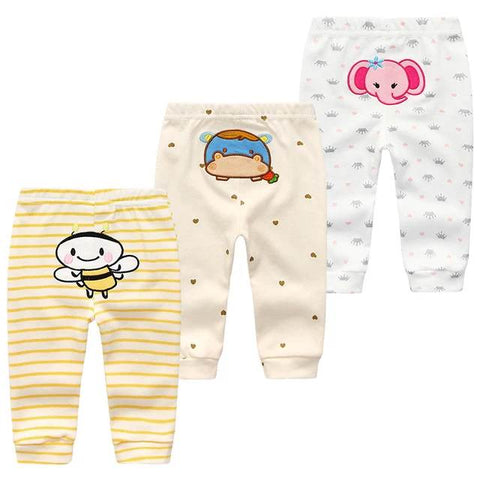 3pc Lady Bug Yellow Baby Girl Pants Set