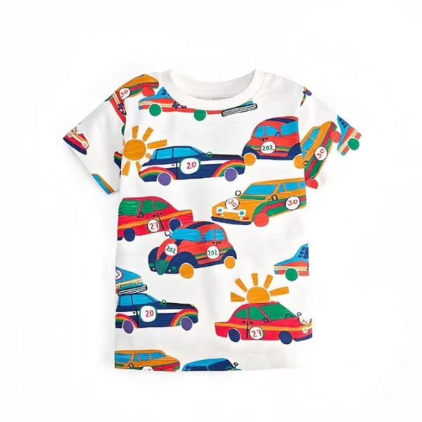 Toddler Kids Cars Tees Tshirt