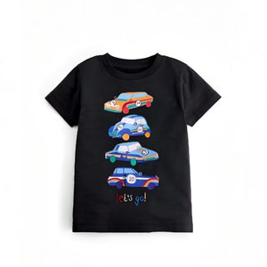 Toddler Kids Cars Tees Tshirt