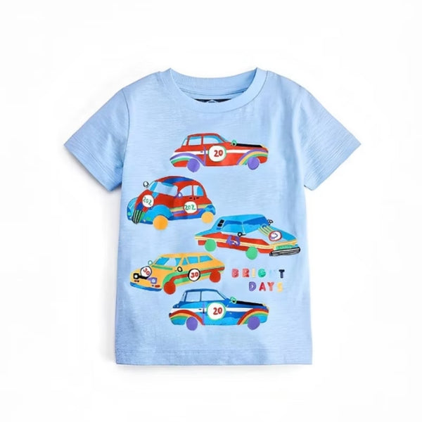 Toddler Kids Cars Tees Tshirt