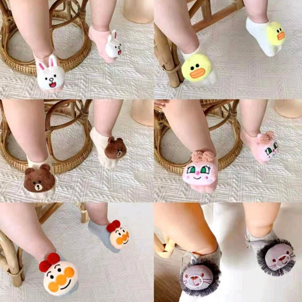 Infant Baby Cute Character 3D Socks