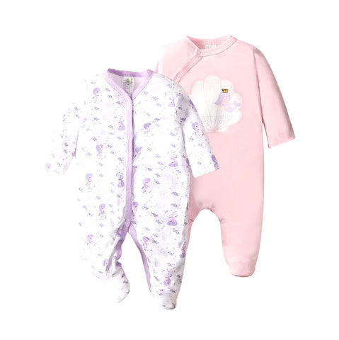 2pc Mermaid Infant Girl Frogsuit Clothes Set