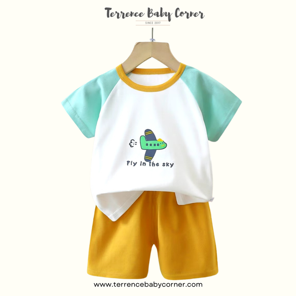 Toddler Kids Cotton Tees & Short Set