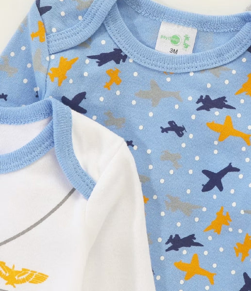 3pc Pilot Infant Baby Boy Bodysuit Set
