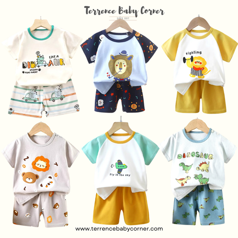Toddler Kids Cotton Tees & Short Set