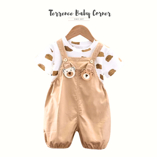 Toddler Kids Bear Jumper Set