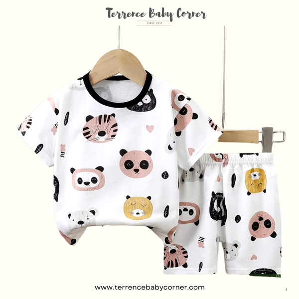 Toddler Kids Cotton Tees & Short Set