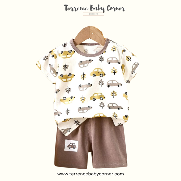 Toddler Kids Cotton Tees & Short Set