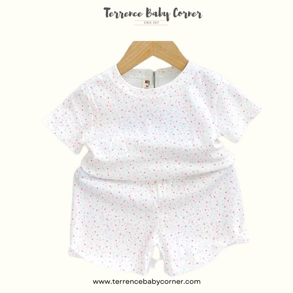 Toddler Kids Girl Cotton Tees & Short Set