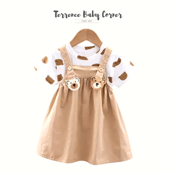 Toddler Kids Bear Jumper Set