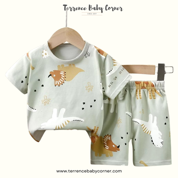 Toddler Kids Cotton Tees & Short Set
