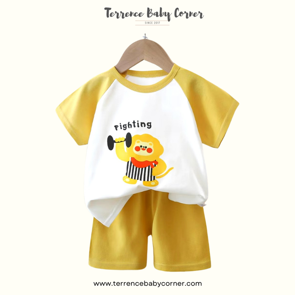 Toddler Kids Cotton Tees & Short Set