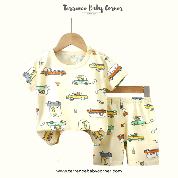 Toddler Kids Cotton Tees & Short Set