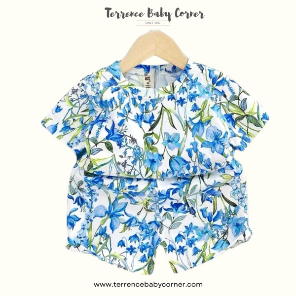 Toddler Kids Girl Cotton Tees & Short Set