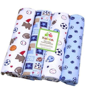 4pc Multipurpose Flannel Baby Blanket